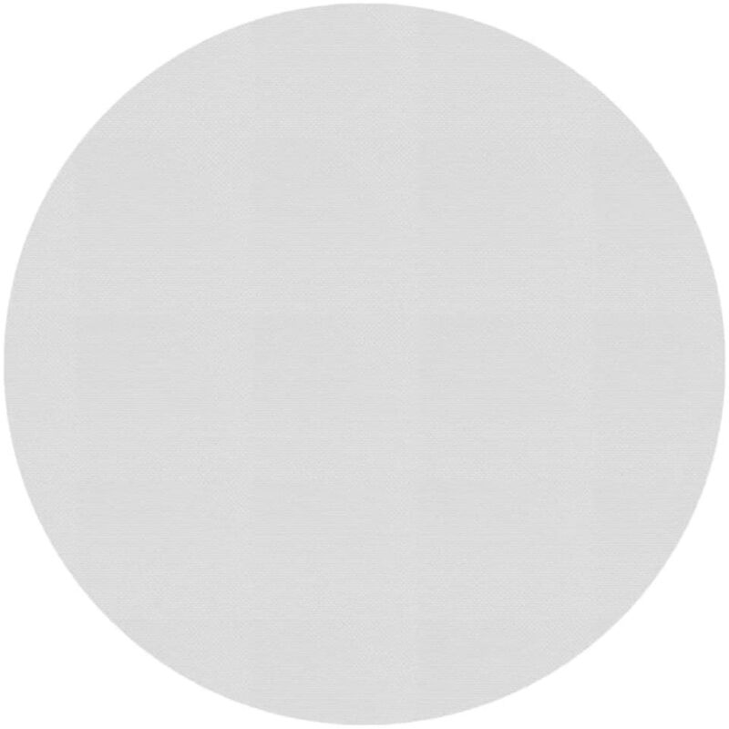 

vidaXL Cubierta solar de piscina de PE flotante gris 300 cm - Gris