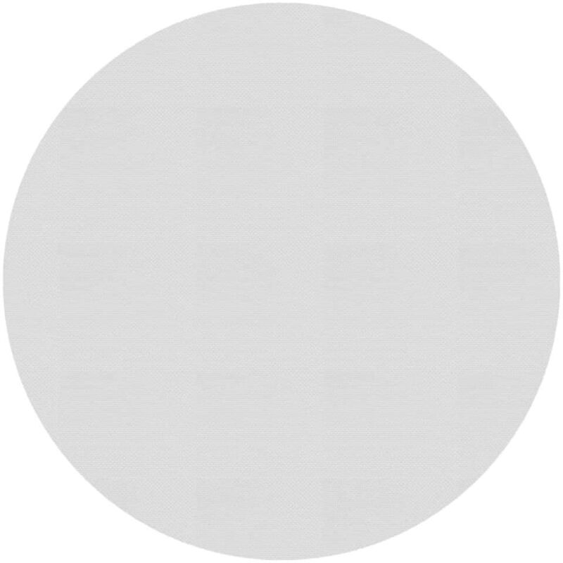 

vidaXL Cubierta solar de piscina de PE flotante gris 527 cm - Gris