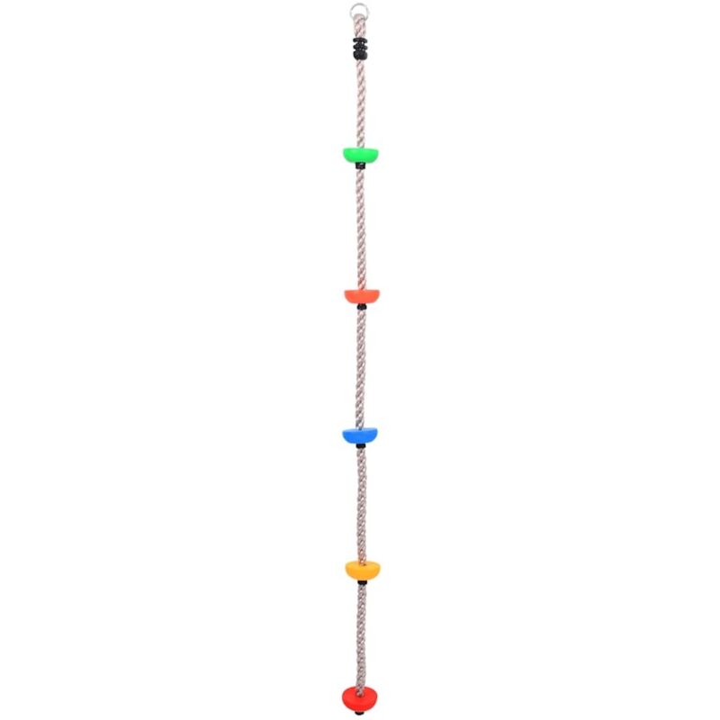 

Cuerda para trepar con plataformas 200 cm - Marrón - Vidaxl