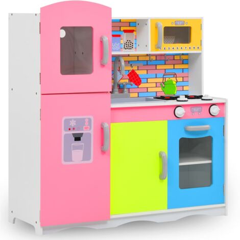 vidaXL Cuisine en jouet pour enfants MDF 80x30x85 cm Multicolore