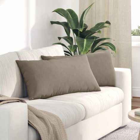 vidaXL Cuscini da Divano 2 pcs Talpa 80 x 40 cm Tessuto