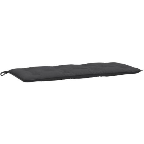 vidaXL Cuscino Panca Giardino Antracite Mélange 120x50x7 cm Tessuto