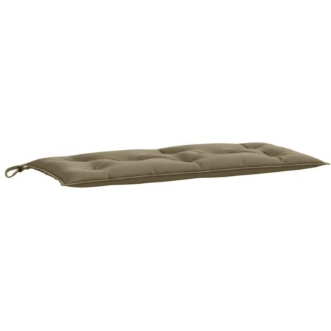 vidaXL Cuscino Panca Giardino Tortora Mélange 100x50x7 cm Tessuto