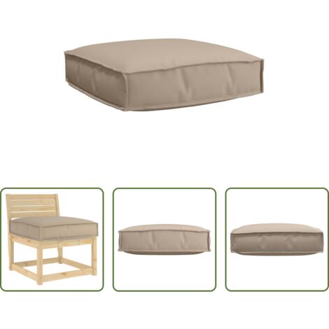 vidaXL Cuscino per esterno -  Cuscino Talpa 60 x 60 x 12 cm Tessuto Oxford