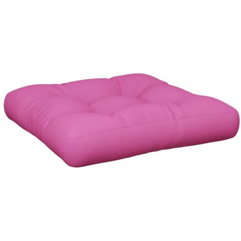 vidaXL Cuscino per Pallet Rosa 58x58x10 cm in Tessuto Oxford