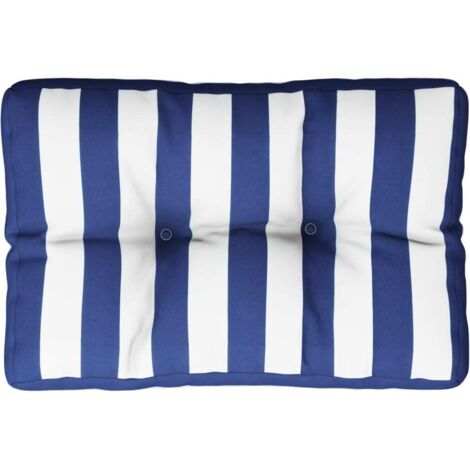 JINLEFU vidaXL Cuscino per Pallet 120 x 80 x 12 cm Grigio in Tessuto