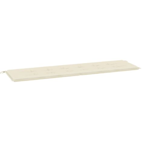 beige 180 x 40 cm Cuscino per panchina e panchina per esterni