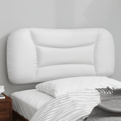 vidaXL Cuscino Testiera Hvar Bianco 80 cm in Similpelle