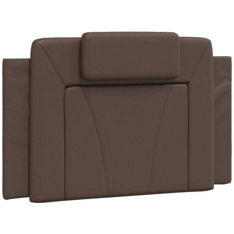 vidaXL Cuscino Testiera Viana Marrone 90 cm in Similpelle