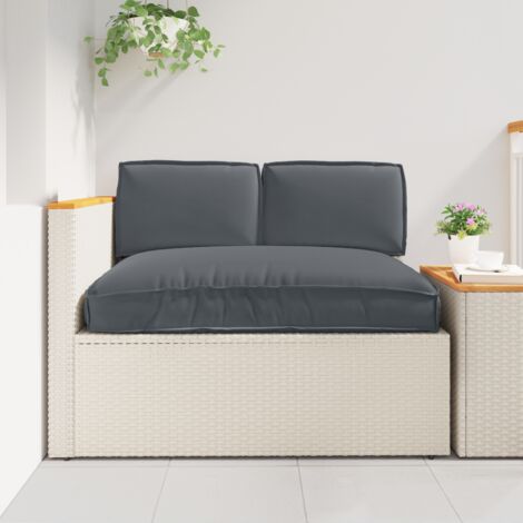 vidaXL  Cushion Set  3 pcs Anthracite Oxford Fabric