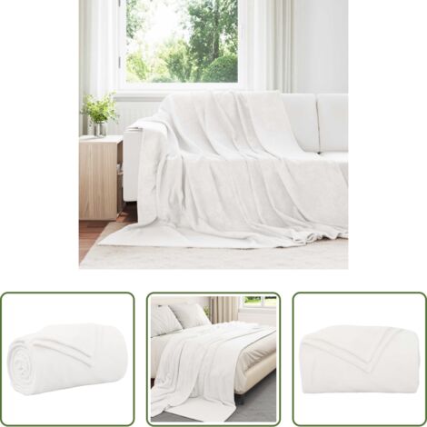 vidaXL Decoración del hogar -  Manta 240 x 270 cm Lana