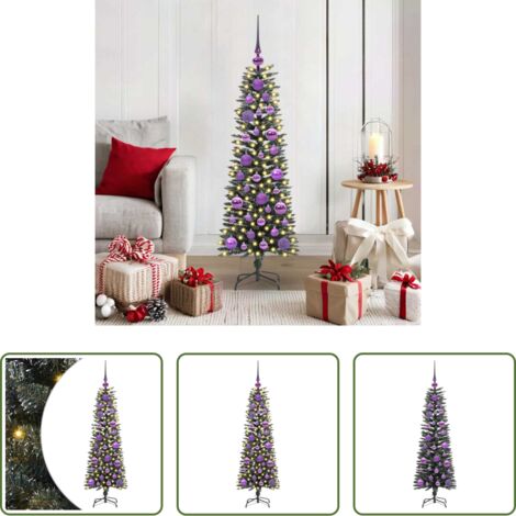 vidaXL Decorazione Natale -  Albero di Natale artificiale con 150 LED Verde 120 cm