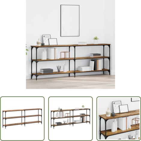 vidaXL Design industriale -  Tavolo consolle Legno vecchio 200 x 29 x 75 cm
