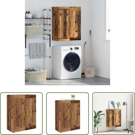 vidaXL Design moderno -  Pensile Legno vecchio 69,5 x 34 x 90 cm Legno multistrato