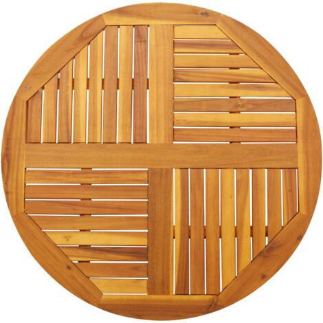 vidaXL Dessus de table 40x40x2 cm carré bois massif d'acacia