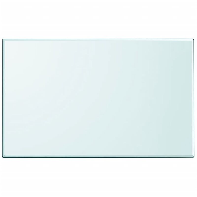 Dessus de table rectangulaire en verre trempé 1000 x 620 mm Vidaxl