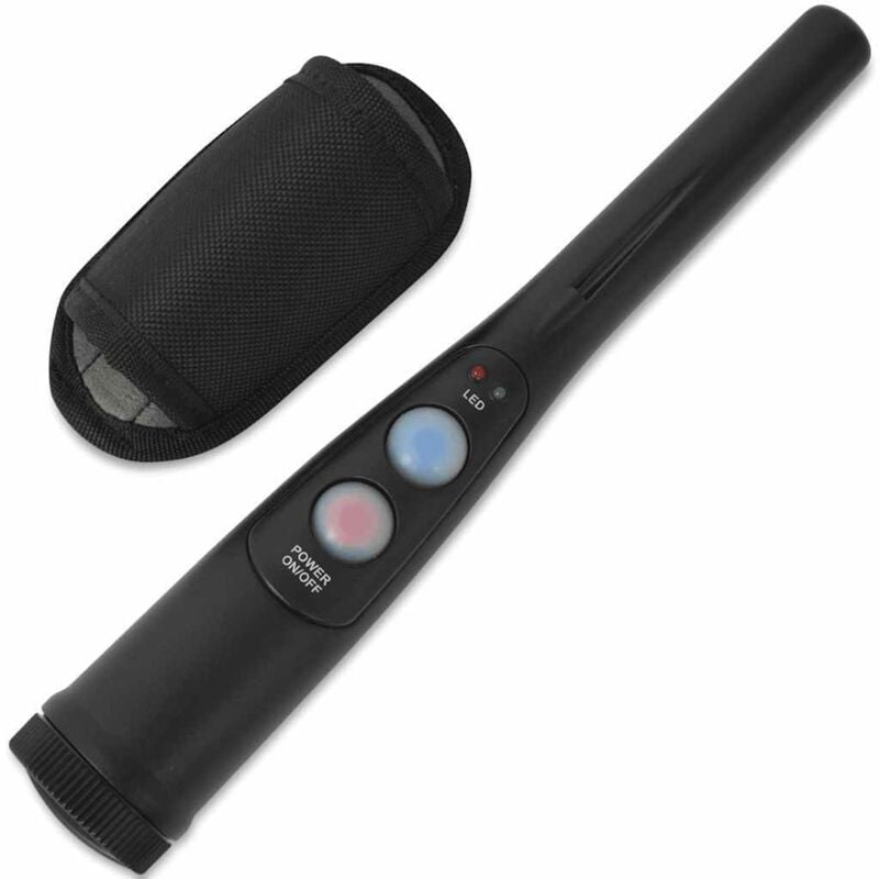 

vidaXL Detector de metales de puntero negro - Negro