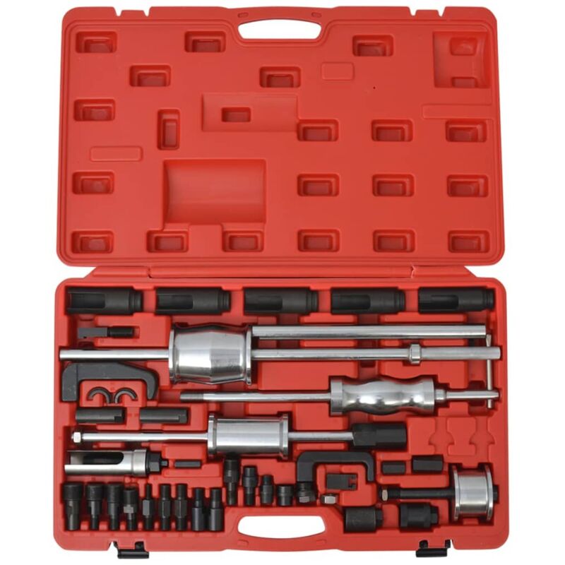 Image of Diesel-Einspritzdüsen-Abzieher Set Stahl - Vidaxl