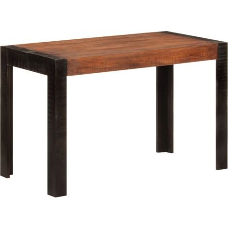 vidaXL Dining Table Honey Brown 120x60x76 cm Solid Wood Mango