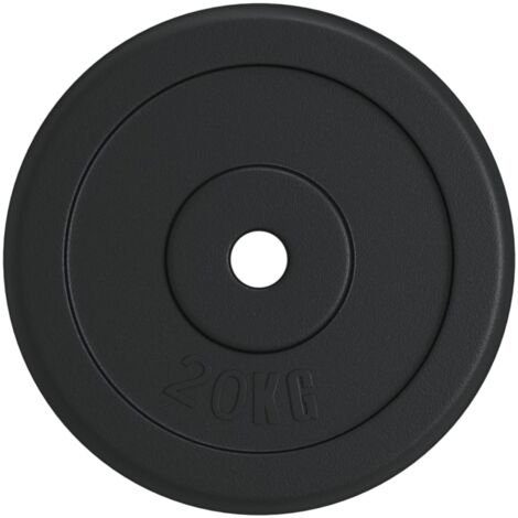 vidaXL Disco per Pesi 20 kg in Ghisa