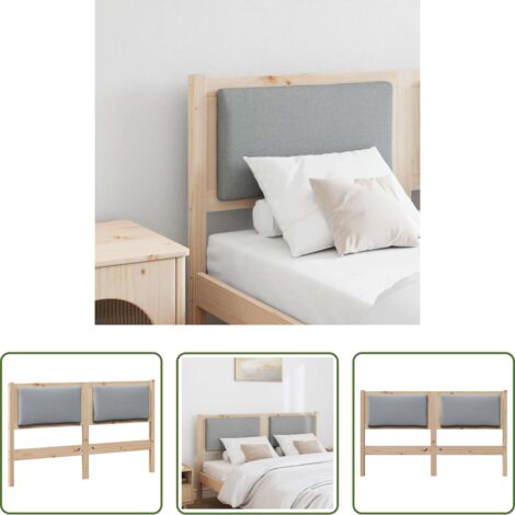 vidaXL Diseño minimalista -  Cabecero Otro Marrón 150 cm Madera maciza de pino