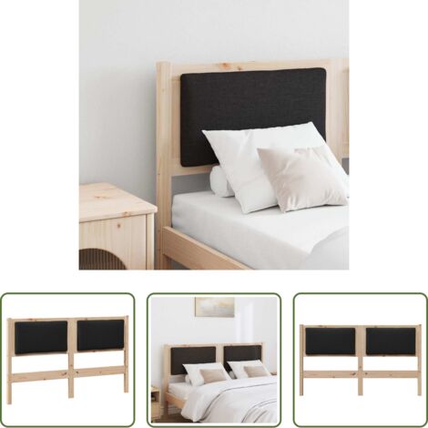 vidaXL Diseño minimalista -  Cabecero Otro Marrón 150 cm Madera maciza de pino