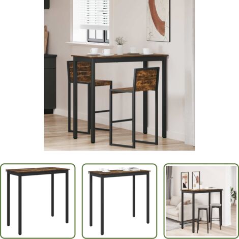 vidaXL Diseño moderno -  Mesa de barra de pie Madera de ingeniería