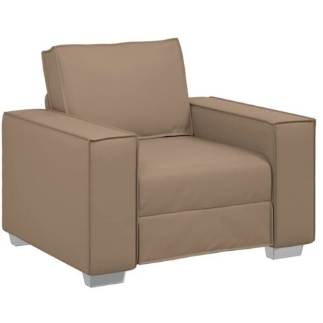 vidaXL Divano Cappuccino 99 x 78 x 84 cm Tessuto