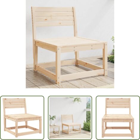 vidaXL Divano in pino -  Divano da Giardino in Legno Massello di Pino