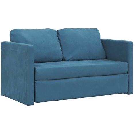 vidaXL Divano Letto da Terra in Grigio 112x174x55 cm Similpelle