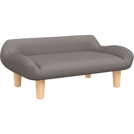 vidaXL Divano per Bambini Tortora 70x40x24 cm in Tessuto
