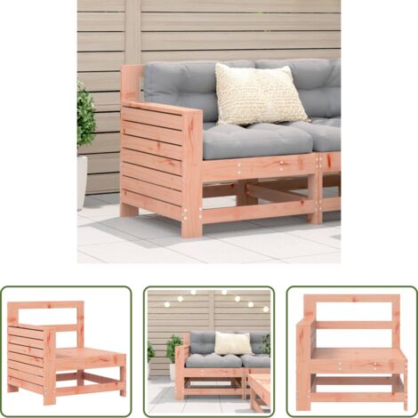 vidaXL Divano senza braccioli -  Divano senza Braccioli Giardino 69x62x70,5 cm Massello Douglas
