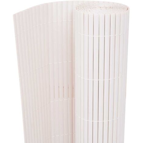 Double-Sided Garden Fence 90x300 cm White