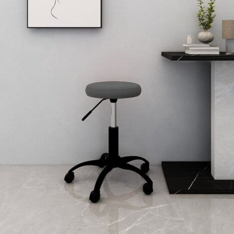 vidaXL Drehstuhl Grau Velvet
