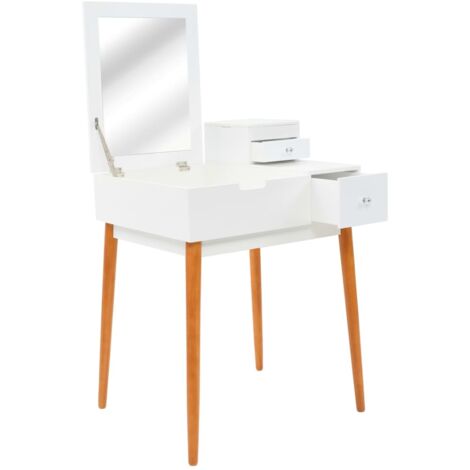 vidaXL Dressing Table with Mirror MDF 60x50x86 cm