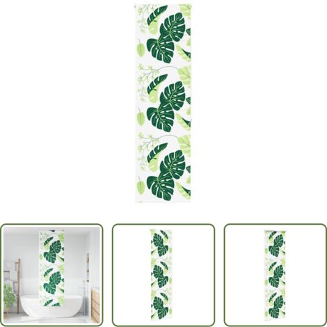 vidaXL Ducha con persiana -  Estor enrollable para ducha tela 60x240 cm ancho 56 cm