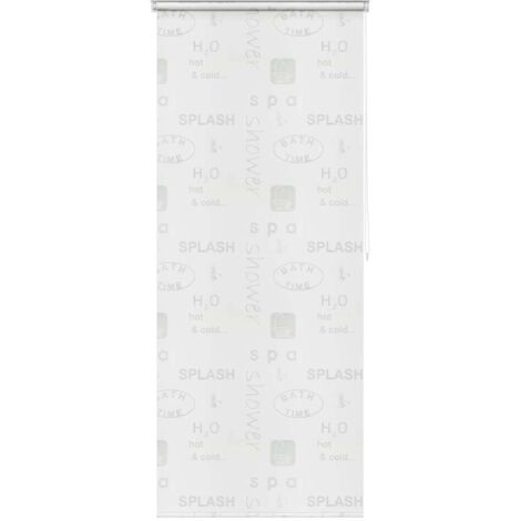 vidaXL Duschrollo 80x240 cm Splash-Design
