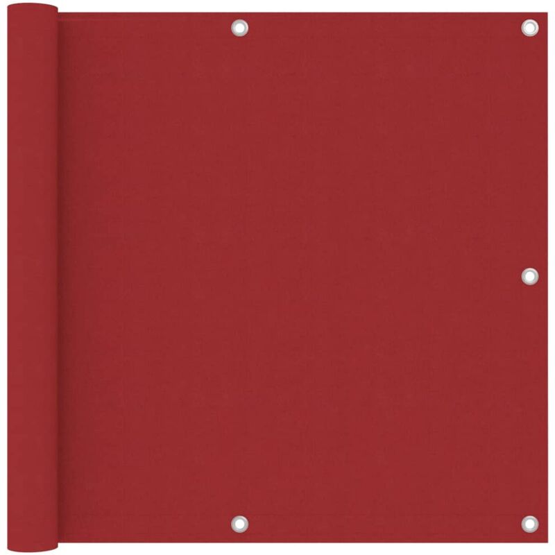 Vidaxl - cran de balcon Rouge 90x500 cm Tissu Oxford