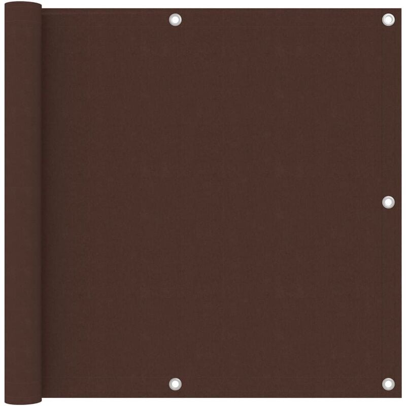 Vidaxl - cran de balcon Marron 90x300 cm Tissu Oxford