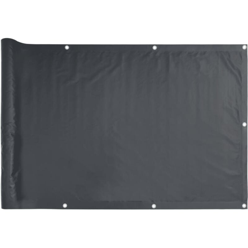 Vidaxl - cran de balcon en tissu Oxford anthracite de 75x600 cm