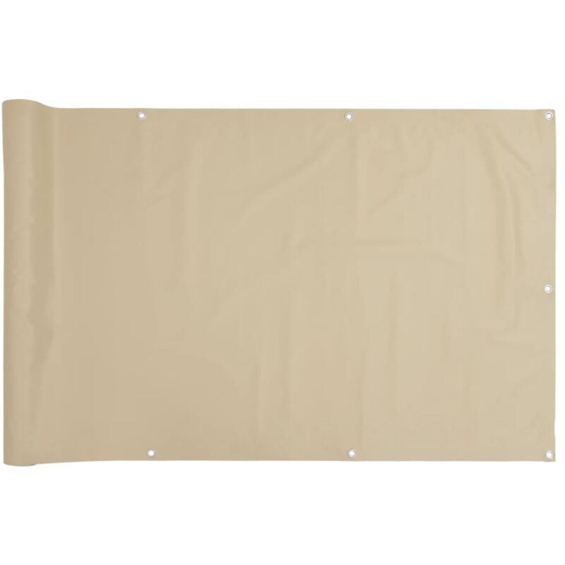 Vidaxl - cran de balcon Beige 90x300 cm Tissu Oxford
