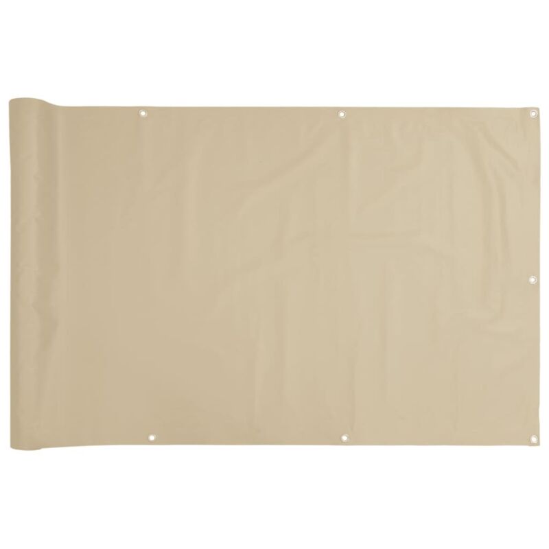 Vidaxl - cran de balcon Beige 120x300 cm Tissu Oxford
