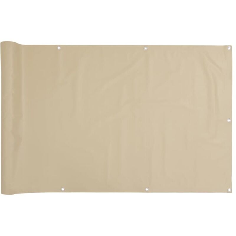 Vidaxl - cran de balcon Beige 120x600 cm Tissu Oxford