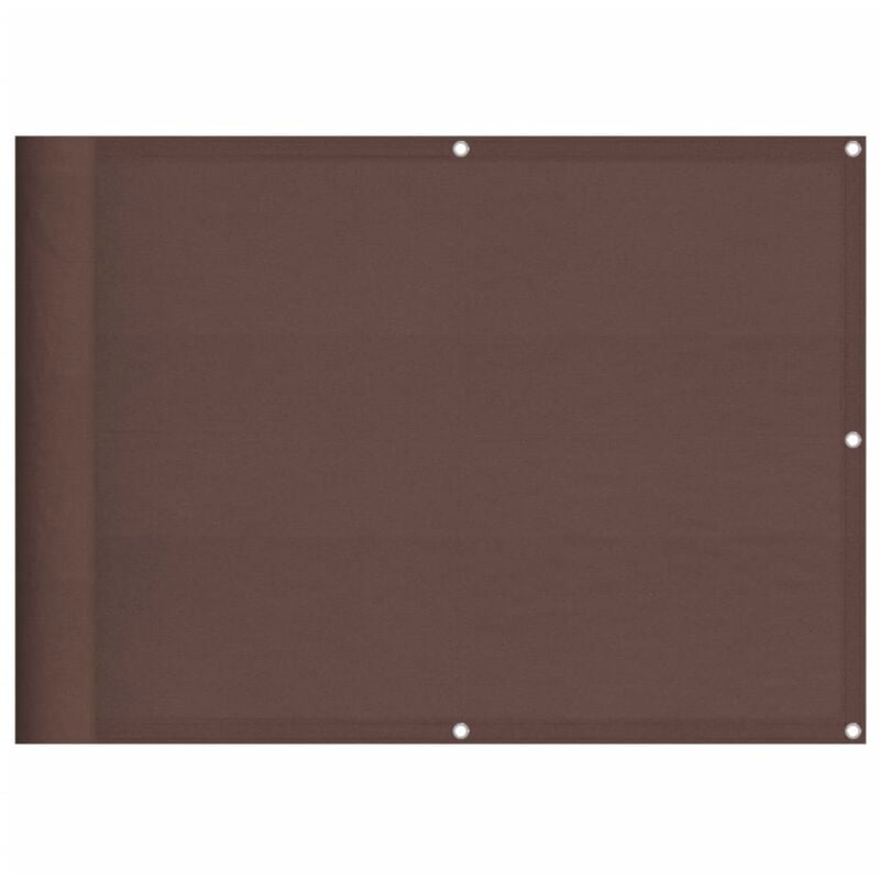 Vidaxl - cran de balcon marron 75x700 cm 100% polyester oxford Brun