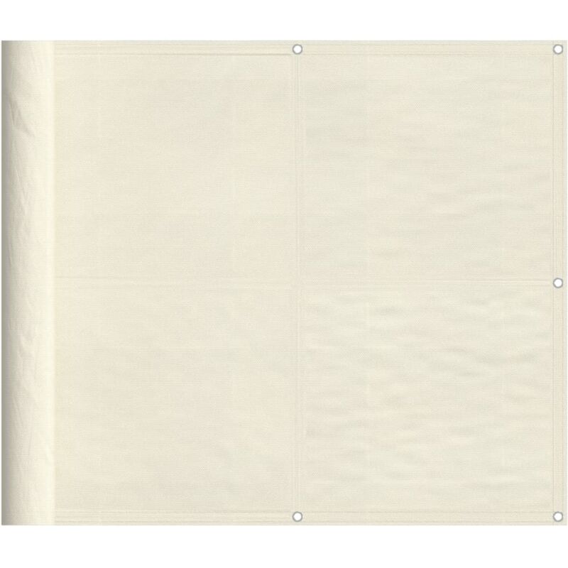 Vidaxl - cran de balcon crème 90x700 cm 100% polyester oxford