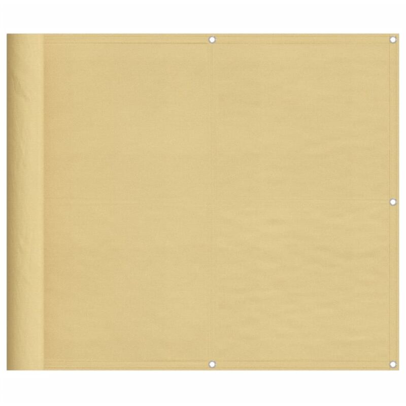 Vidaxl - cran de balcon sable 90x400 cm 100% polyester oxford Couleur sable