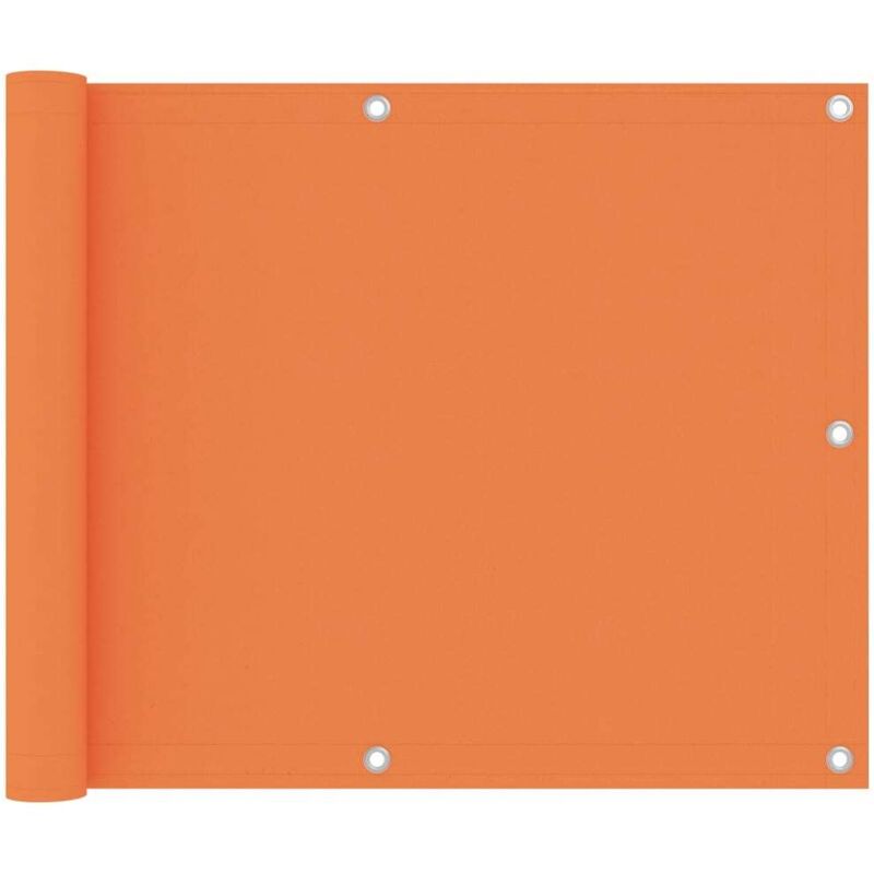 Vidaxl - cran de balcon Orange 75x600 cm Tissu Oxford
