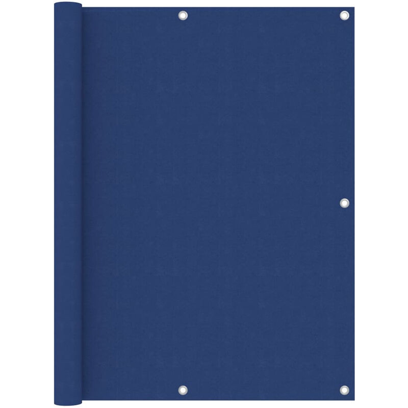 Cran de balcon Bleu 120x400 cm Tissu Oxford