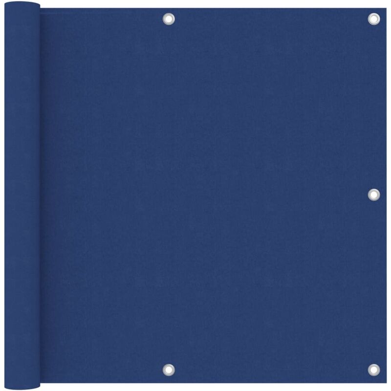 Cran de balcon Bleu 90x500 cm Tissu Oxford