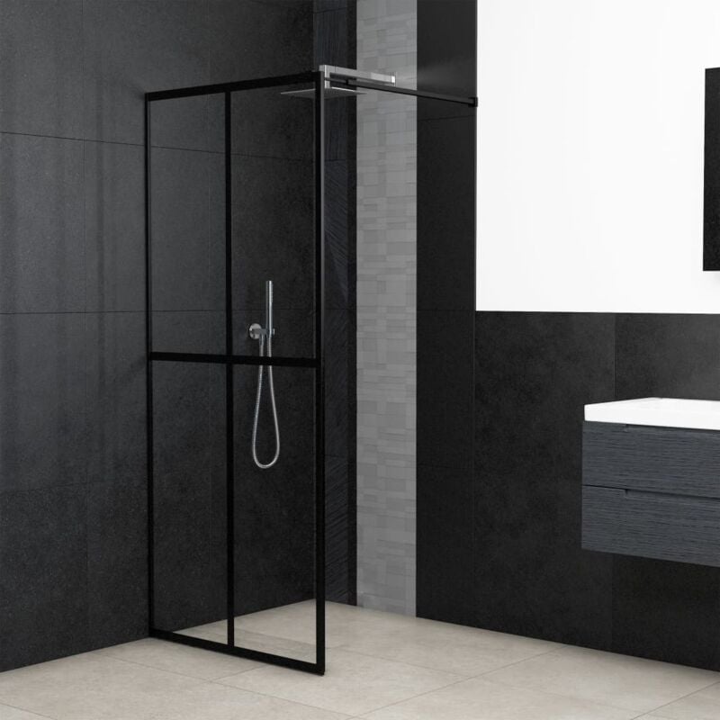 Écran de douche Verre trempé transparent 90x195 cm
